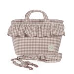 Walking Mum: Τσάντα Αλλαξιέρα Praline Vichy Moka 44x29x12εκ. - Image 2