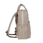 Walking Mum: Τσάντα Αλλαξιέρα Backpack Praline Strips Moka - Image 2
