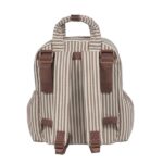 Walking Mum: Τσάντα Αλλαξιέρα Backpack Praline Strips Moka - Image 7