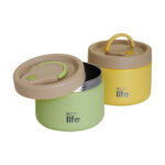 Ecolife Στρογγυλό Θερμός Φαγητού 650ml | Κίτρινο - Image 6