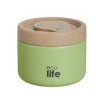 Ecolife Στρογγυλό Θερμός Φαγητού 650ml | Πράσινο - Image 4