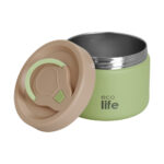 Ecolife Στρογγυλό Θερμός Φαγητού 650ml | Πράσινο
