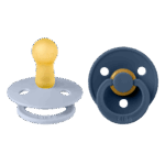 BIBS ΣΕΤ ΠΙΠΙΛΕΣ 2ΤΜΧ – COLOUR – DUSTY BLUE/STEEL BLUE – ΣΤΡΟΓΓΥΛΗ No2