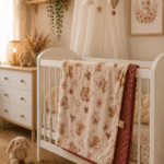 Grandes Suenos Χειμερινή Κουβέρτα Minky simple - Ελεφαντάκια Rasberry 75x100cm