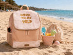 Saro: Αδιάβροχο Τσαντάκι Backpack με δίχτυ Born to Be Wild - Image 3