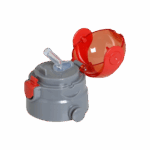 Ecolife Aνταλλακτικό Πώμα για Kids Thermos Κόκκινο 400ml