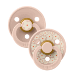 BIBS – STUDIO COLLECTION ΣΕΤ ΠΙΠΙΛΕΣ 2ΤΜΧ – JASMINE BLUSH MIX – ΣΤΡΟΓΓΥΛΗ No1