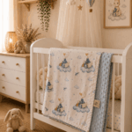 Grandes Suenos Χειμερινή Κουβέρτα Minky simple - Παπάκια Γαλάζιο 75x100cm
