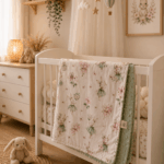 Grandes Suenos Χειμερινή Κουβέρτα Minky simple - Κουνελάκια Μέντα 75x100cm