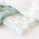Kiokids: Μουσελίνα Bamboo Sky Jungle Μέντα 70x70εκ.Σετ 3τμχ. - Image 2