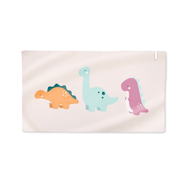 petsetapar_31175407 Saro: Πετσέτα Παραλίας Microfiber Happy Dinos 90x160εκ. - Image 1