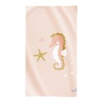 Saro: Πετσέτα Παραλίας Microfiber Seahorse 75x140εκ.