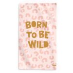 Saro: Πετσέτα Παραλίας Microfiber Born to be Wild 90x160εκ.