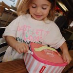 HELLO HOSSY. Τσάντα μεταφοράς φαγητού Pink Stripes - Image 3
