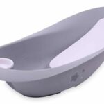 Mπανιέρα με Γλίστρα και Τάπα 87cm Lorelli Luxe Stars Grey 10130720130