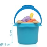 Σετ Κουβαδάκια Παραλίας Mini Soft Blue 6τμχ. - Image 2