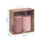 Σετ Ποτήρια Σιλικόνης με Καλαμάκι 180ml. | Ροζ - Image 2
