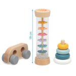 Σετ Ξύλινα Παιχνίδια "My first toys" 3τμχ. - Image 3