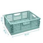 Πτυσσόμενο κουτί αποθήκευσης Μέντα 40x30x15εκ. - Image 2