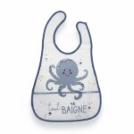 Αδιάβροχη Σαλιάρα PEVA με Τσέπη "Tout Baigne"