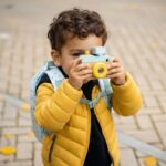 Ξύλινη Φωτογραφική Μηχανή με Καλειδοσκόπιο Μέντα - Image 2