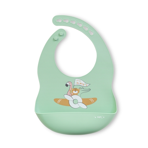 30019010 Σαλιάρα Σιλικόνης Little Explorers Aircraft - Image 1