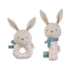 Σετ Κουδουνίστρες Cotton Bunnies Blue