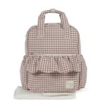 Τσάντα Αλλαξιέρα Backpack Praline Vichy Moka - Image 2