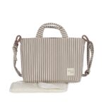 Τσάντα Αλλαξιέρα Praline Strips Moka 44x29x12εκ.