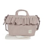 Τσάντα Αλλαξιέρα Praline Vichy Moka 44x29x12εκ.