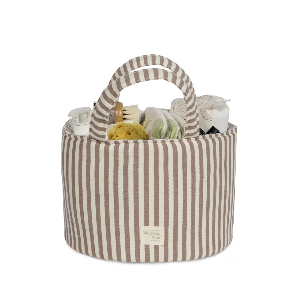 30019957 Καλάθι Οργάνωσης Praline Strips Moka 22x16x22 εκ. - Image 1