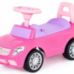 Αυτοκινητάκι Περπατούρα Polesie Ride on Super Car 3M Pink 84491