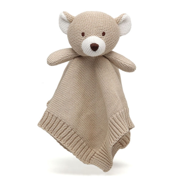 4176 Πανάκι Παρηγοριάς Cotton Friends Αρκουδάκι 25cm. Γκρι - Image 1