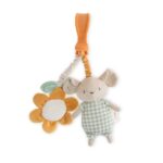 Κρεμαστή Κουδουνίστρα Spring Cottage Mouse Vichy 0+Μ