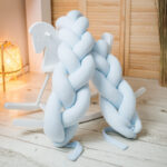 Πάντα-Πλεξούδα 185x18cm Beboulino Monochrome Light Blue 70519190010 - Image 2
