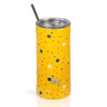 Ecolife: Dots In Yellow Coffee Thermos 500ml