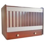 Κρεβατάκι με Λίκνισμα 60x120cm Ήρα Beboulino Οξιά-Καρυδιά 10001062537