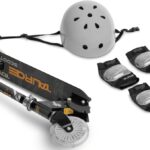 Scooter Δίτροχο με Κράνος και Προστατευτικά Tauro Toyz Black 0420