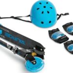 Scooter Δίτροχο με Κράνος και Προστατευτικά Tauro Toyz Blue 0421