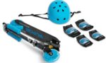Scooter Δίτροχο με Κράνος και Προστατευτικά Tauro Toyz Blue 0421