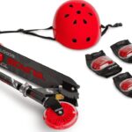 Scooter Δίτροχο με Κράνος και Προστατευτικά Tauro Toyz Red 0423