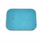 Smart Bento Box – Φαγητοδοχείο Σιλικόνης με 3 Αποσπώμενα Χωρίσματα – Starlight Blue - Image 4