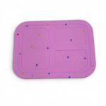 Smart Bento Box – Φαγητοδοχείο Σιλικόνης με 3 Αποσπώμενα Χωρίσματα – Starlight Pink - Image 5