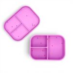 Peck ‘n Pack Bento Box – Φαγητοδοχείο Σιλικόνης με 3 Χωρίσματα – Starlight Pink - Image 2