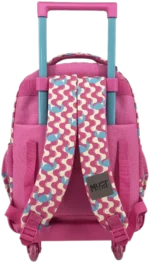Must Team Τσάντα Trolley Δημοτικού Disney Stitch Pink, 3 θήκες 34x20x45cm - Image 2