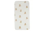 Jollein: Fitted Sheet - Jersey - Teddy Bear σεντόνι κούνιας με λάστιχο 70/75x140/150cm - Image 4