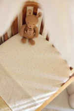 Jollein: Fitted Sheet - Jersey - Kangaroots σεντόνι κούνιας με λάστιχο 70/75x140/150cm - Image 3