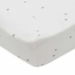 Jollein: Fitted Sheet - Jersey - Twinkling Sea Green σεντόνι κούνιας με λάστιχο 70/75x140/150cm