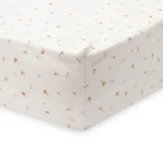 Jollein: Fitted Sheet - Jersey - Pretty Picnic σεντόνι κούνιας με λάστιχο 70/75x140/150cm