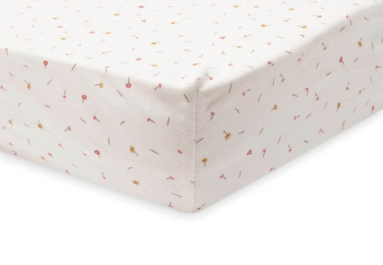 511-565-68159_3_20260106T Jollein: Fitted Sheet - Jersey - Pretty Picnic σεντόνι κούνιας με λάστιχο 70/75x140/150cm - Image 1